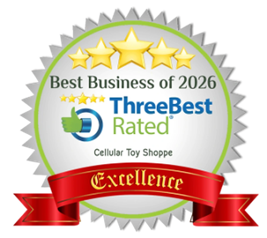 Best Business of 2026 — Cellular Toy Shoppe, ThreeBestRated Edmonton